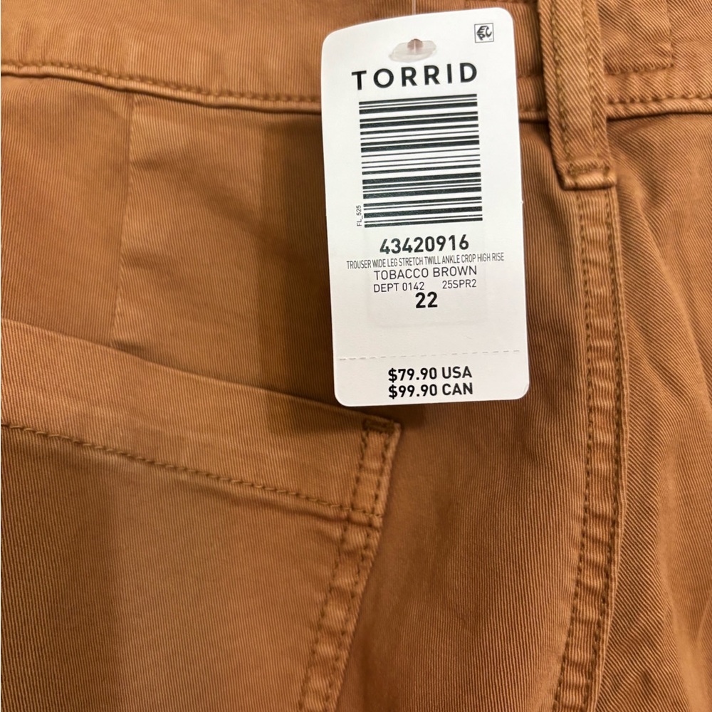 Torrid Tobacco Brown High Rise Pants - Picture 5 of 5